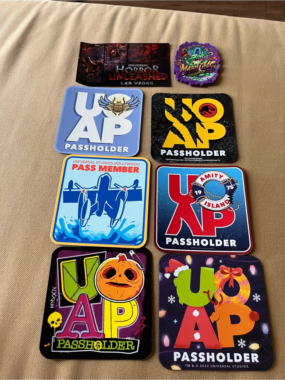 Universal Studios Passholder Magnet Set(can sell seperate)